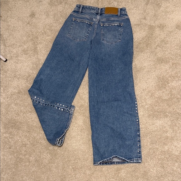 PINK Victoria's Secret Blue Flare Jeans - Picture 5 of 6